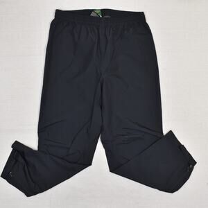 Cabela's Men's Windbreaker Pants Straight Nylon Black Size L Goretex Pull On